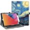 Kitcheniva - Protective Stand Case For iPad 9th 8th 7th Generation 10.2 Inch With Pocket Holder - Starry Night-Front_Standard