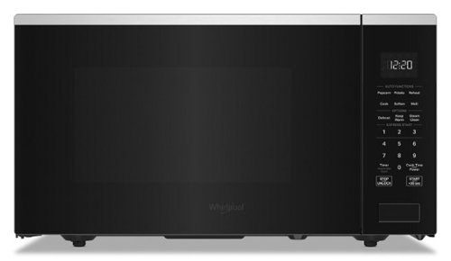 Whirlpool - 1.6 Cu. Ft. Countertop Microwave with Sensor Cooking - Stainless Steel-Front_Standard 