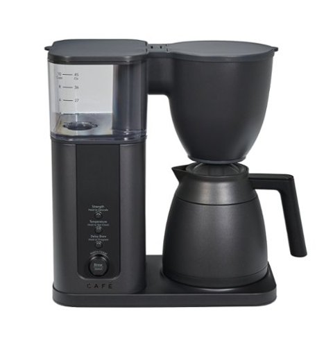 Café - Specialty Smart 10-Cup and Single Serve Coffee Maker with Insulated Thermal Carafe - Matte Black