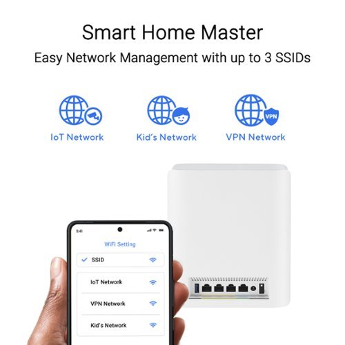 ASUS ZenWiFi BE14000 Tri-Band Mesh Wi-Fi 7 System (3-Pack) - White SHOP ONLINE