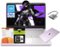 HP - 14" Laptop 1-Year Office 365 Quad-Core 8GB RAM 256GB Storage (128GB UFS+128GB SD Card) W/ 3-IN-1 Hub Wi-Fi 6 - Purple-Front_Standard
