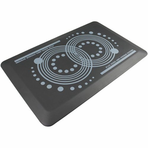 Floortex - AFS-TEX 2000 Active Anti-Fatigue Mat - 20'' x 32'' - Gray-Front_Standard 