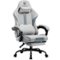GTPlayer - Gaming Chair Breathable Fabric Ergonomic Computer Desk Chair - Gray-Front_Standard
