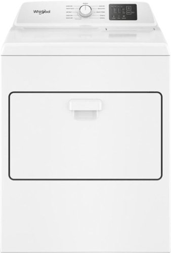 Whirlpool - 7.0 Cu. Ft. Electric Dryer with AutoSensing and Top Filter - White