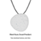 Nuna - Pendant Emotion Tracking Necklace with Mood Visualization, Auto-Journaling and Meditation Support - PEBBLE WHITE - (2025)-Front_Standard