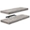 2 Pack (24"x9") Sorbus Floating Wall Shelves for Bedroom, Decor, Kitchen, Living Room - for Trophies, Frames, Bookshelf - Gray-Front_Standard