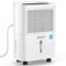 Yaufey - 32-Pint Super Energy Star Ultra-Quiet Dehumidifier for 2,000 Sq. Ft. Home, Basement - Drain Hose and Water Tank-Front_Standard