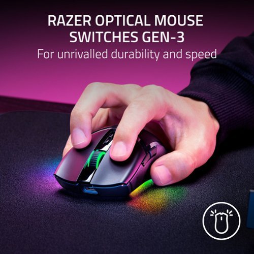 Razer Cobra Pro Optical Gaming Mouse with Chroma RGB Lighting - Wireless - Black GLOBAL SHIPPING