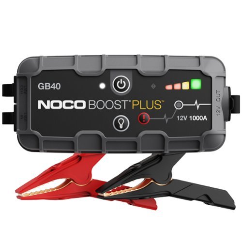 NOCO - Boost GB40: 1000A UltraSafe Jump Starter – 12V Portable Lithium Battery Booster Pack – 6.0L Gas & 3.0L Diesel-Front_Standard 