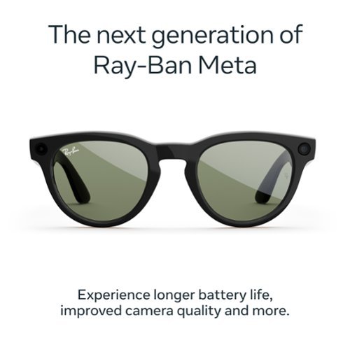 Ray-Ban Meta Ray-Ban | Meta Headliner (Gen 2) - Shiny Green lenses - Black WORLDWIDE DELIVERY