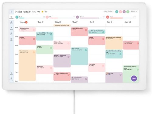 Skylight Calendar Max: 27 inch  Touchscreen Smart Calendar and Family Organizer White - White