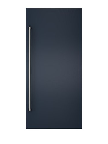 36"W. BTM Door Panel for Viking Veil FDBMIC7360R Right Hinge Ref./Frz. Models - Slate Blue