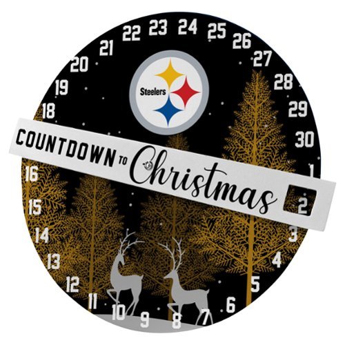 Pegasus - Pittsburgh Steelers Countdown to Christmas Wall Sign - Multicolor-Front_Standard 