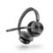 Poly - formerly Plantronics - Voyager 4320 Wireless Noise Cancelling Stereo Headset with mic - Black-Front_Standard