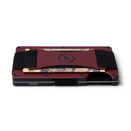 The Ridge Wallet CASH STRAP - Black Cherry GLOBAL SHIPPING