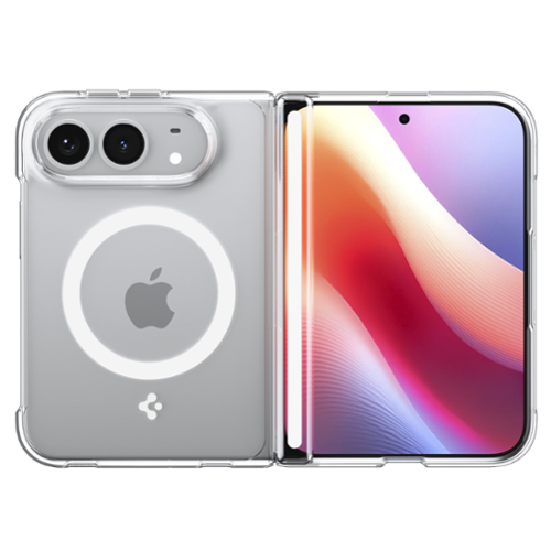 Spigen - Crystal Hybrid Pro MagFit for iPhone Duo - Clear