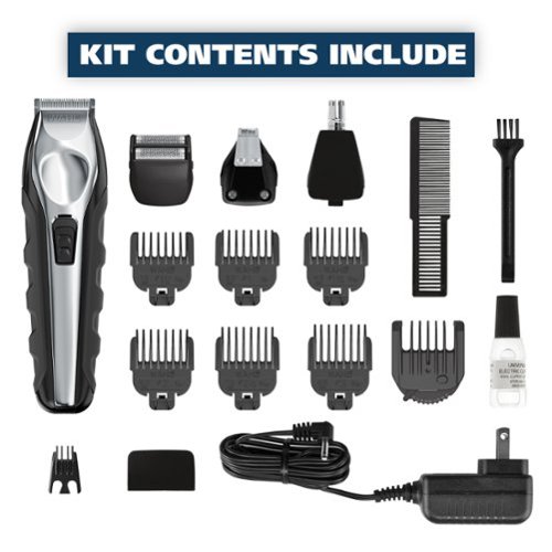 Wahl Lithium Ion Rechargeable Trimmer - Black/silver BUY IN UAE