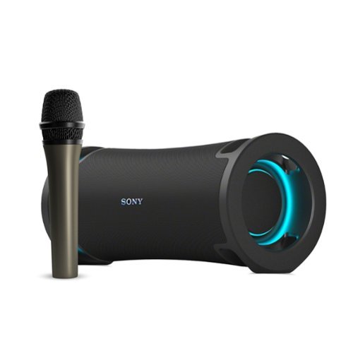 Sony - ULT FIELD 7 Wireless Portable Speaker with Cardioid Microphone Bundle - Black-Front_Standard 