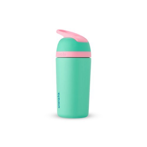 Owala - Kids Flip - Stainless Steel - 14-oz - Teal/Pink-Angle_Standard 