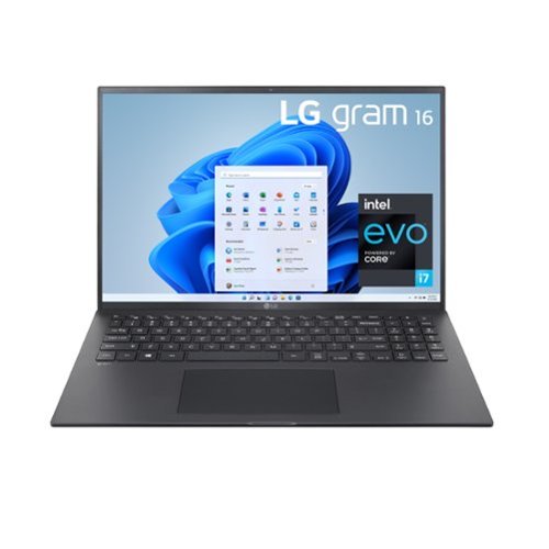 LG - gram 16” WQXGA IPS Laptop Intel Evo Platform 11th Gen Intel Core i7 16GB RAM 1TB NVMe SSD-Front_Standard 
