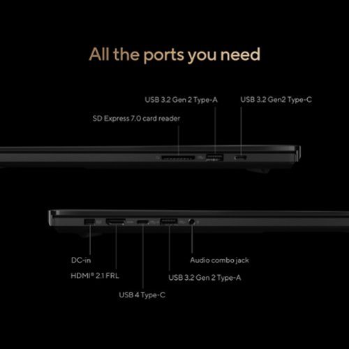 ASUS ProArt P16 16 4K OLED Touchscreen Laptop - Copilot+ PC - AMD Ryzen AI 9 HX 370 - 64GB Memory - RTX 5090 - 4TB SSD - Nano Black GLOBAL SHIPPING
