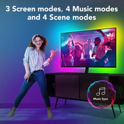 Linkind LED TV Backlights for 65-90 TVs with HDMI 2.0 Sync Box - Multicolor WORLDWIDE DELIVERY