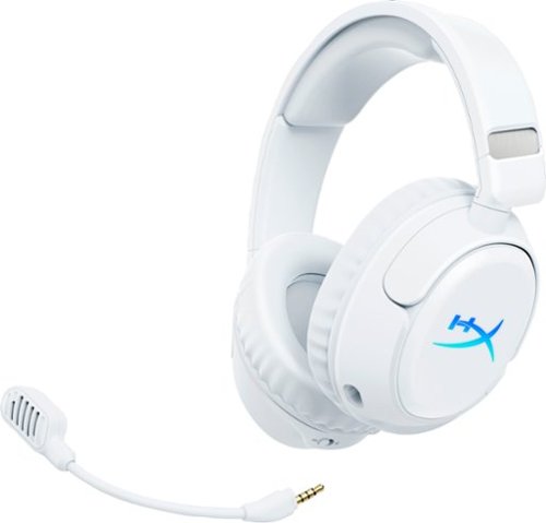 HyperX Cloud Flight 2 Wireless Gaming Headset for PC, PS5, PS4, Nintendo Switch, Mac, Mobile, and Bluetooth - White BUY IN MIDDLE EAST