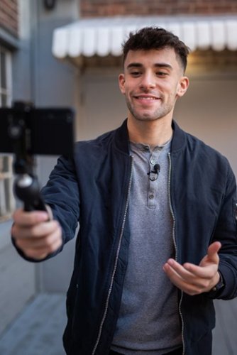 Sennheiser XS Lav USB-C Mobile Kit Omnidirectional Clip-on Microphone with Smartphone Clamp & Manfrotto PIXI Mini Tripod SHOP ONLINE
