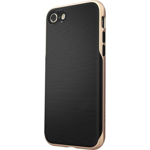 SaharaCase - Trend Series Case for Apple iPhone 7, 8, SE (3rd Generation 2022) - Black Gold-Left_Standard 