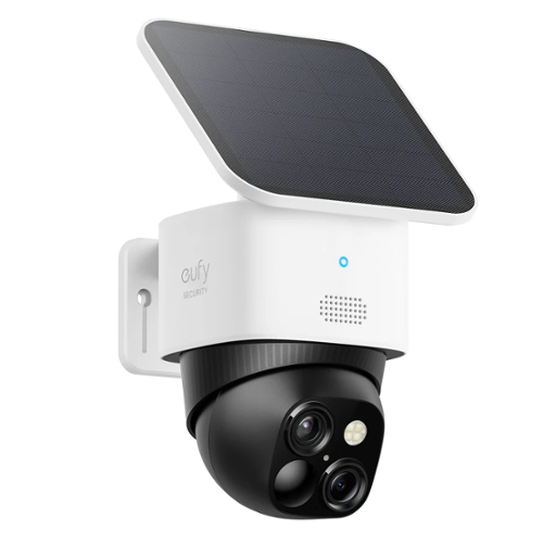 eufy - Refurbished Excellent - SoloCam S3 Pan Tilt Outdoor Camera Solar Wireless Security Camera 360°PTZ 3K Dual-Cam Night Vision - No Monthly Fees-Front_Standard 