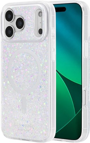 kate spade new york Protective Case with MagSafe for Apple iPhone 17 Pro Max - Chunky Glitter Iridescent GLOBAL SHIPPING
