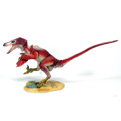 Creative Beast Studio Beasts of the Mesozoic: Dinosaur Figure - Velociraptor Osmolskae V2 Red GLOBAL SHIPPING