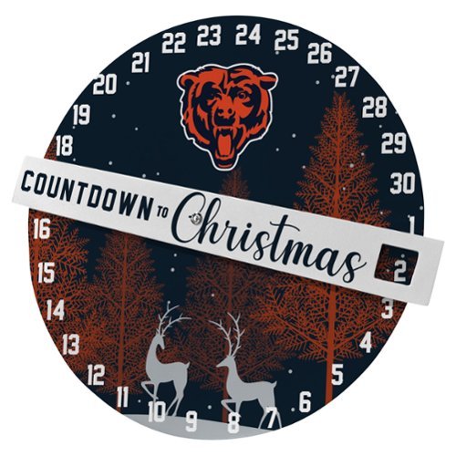 Pegasus - Chicago Bears Countdown to Christmas Wall Sign - Multicolor-Front_Standard 