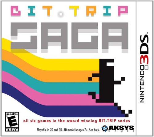 Bit Trip SAGA For 3DS  - 6 Complete Games - Beat, Core, Void, Runner, Fate & Flex - Nintendo 3DS-Front_Standard 