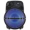 QFX - 15" BT Speaker Rechargeable with Lights - Black-Front_Standard