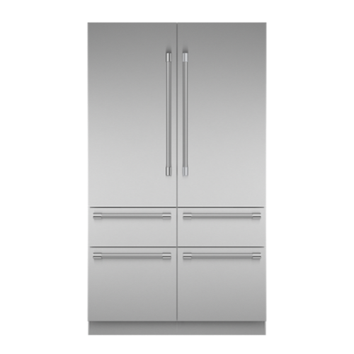 Thermador - Freedom Collection 48 in Wide 26.8 Cu. Ft. Smart Built-in French Door Bottom Freezer Refrigerator, Professional Handles - Stainless Steel