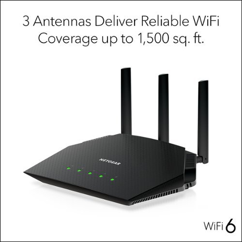 NETGEAR AX1800 Wi-Fi 6 Router - Black WHERE TO BUY