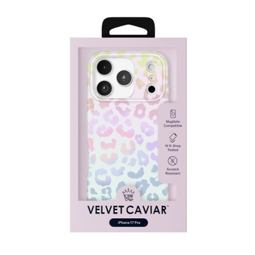 VELVET CAVIAR MagSafe Case for Apple iPhone 17 Pro - White Opal Leopard WORLDWIDE DELIVERY