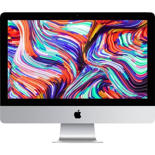 Apple - 21.5" Certified Refurbished iMac 4K - Intel Core i3 3.6GHz - 8GB Memory - 256GB SSD - (2020) - Silver-Front_Standard 