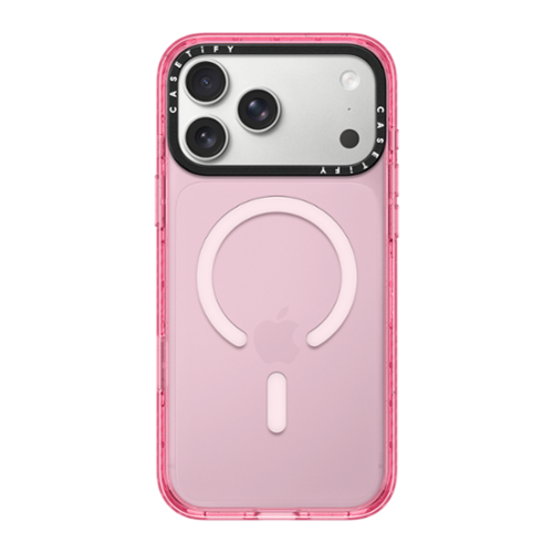 CASETiFY - Impact Case MagSafe Compatible for Apple iPhone 18 Pro and 17 Pro Devices - Pink Fizz