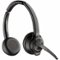 HP - Poly Savi 8220 UC Microsoft Teams Certified DECT 1920-1930 MHz USB-A Headset - Stereo - Wireless - Bluetooth/DECT - Black-Front_Standard