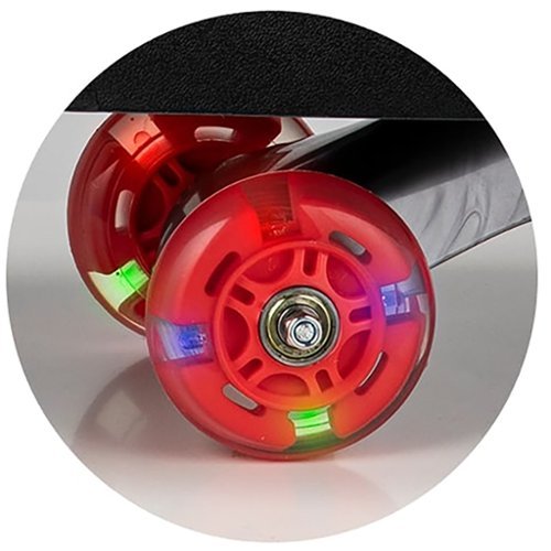 Alex Toys Alex:Lightning Glow Rider-Black & Red -Inertia & Movement Powered Ride-On Toy,3+ GLOBAL SHIPPING