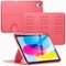 VIKESI - Magnetic Case for iPad 11" 2025 & 10.9" 10th/11th Gen, Shockproof, Pencil Holder, Auto Wake/Sleep, Multi-Angle Stand - Red-Front_Standard
