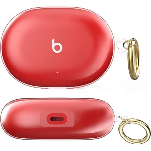 SaharaCase Hybrid Flex Case for Beats by Dr. Dre - Beats Studio Buds and Buds+ - Transparent Pink GLOBAL SHIPPING