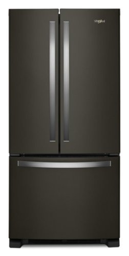 Whirlpool - 22 cu. ft. French Door Refrigerator with Humidity-Controlled Crispers - Black Stainless Steel - image 2
