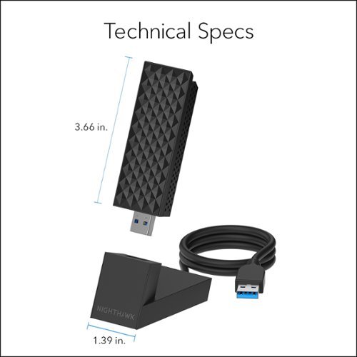 NETGEAR Nighthawk A9000 Wi-Fi 7 USB 3.0 Adapter - Black BUY ONLINE