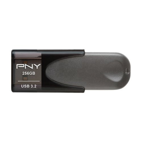 PNY - Elite Turbo Attache 4 256GB USB 3.2 Flash Drive - Gray