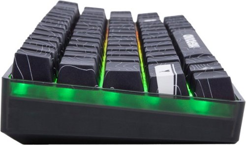 Higround Basecamp 65+ 65% Wired Mechanical Lubed TTC Milky Switch Gaming Keyboard with RGB Backlighting - BlackIce GLOBAL SHIPPING