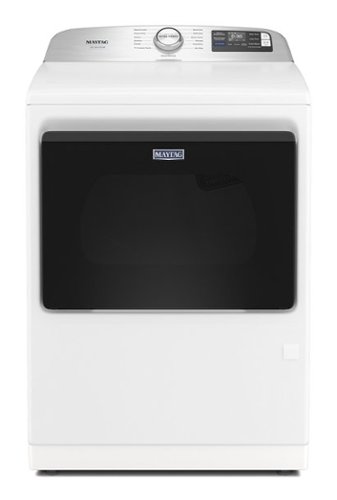 Maytag - 7.4 Cu Ft. Smart Electric Dryer with Pet Pro Option and Extra Power - White