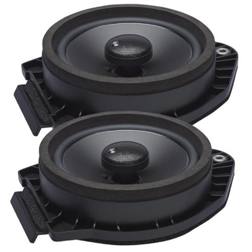 Powerbass OE Series 6.5in. 2-Way Coaxial OEM Replacement Speaker with Injection Molded PP Cone - black INTERNATIONAL SHIPPING